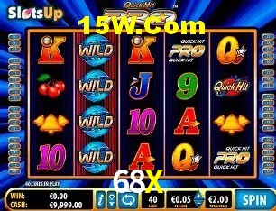 Slots com jackpots e giros grátis na 68X